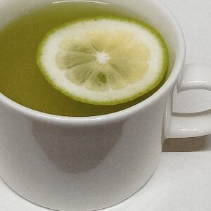 緑茶のレモンティー
